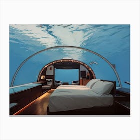 Underwater Hotel Canvas Print