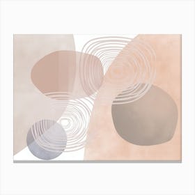 Abstract Circles 2 Canvas Print