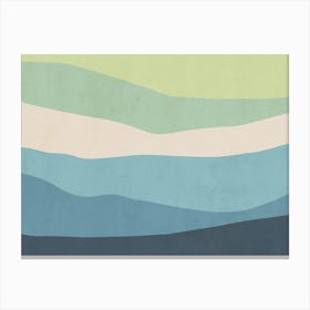 Abstract Mountains - A01 Canvas Print