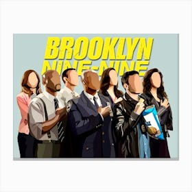 Brooklyn 99 Print | Brooklyn Nine Nine Print Canvas Print