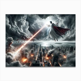 Jesus In The Sky Canvas Print