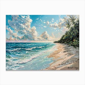 Peaceful Beach 8 Canvas Print