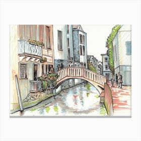 Venice Bridges Canvas Print