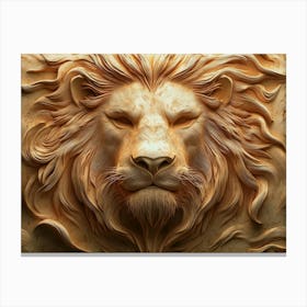 Lion Head 9 Canvas Print