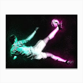 Cristiano Ronaldo Bicycle Kick 1 Canvas Print