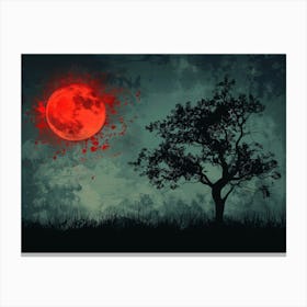 Full Moon 9 Canvas Print