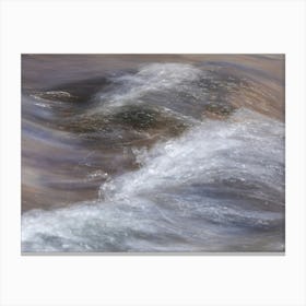 Water Splash Long Exposure Photography Canvas Print