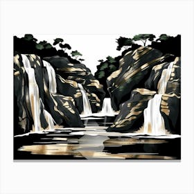 Waterfalls 1 Canvas Print