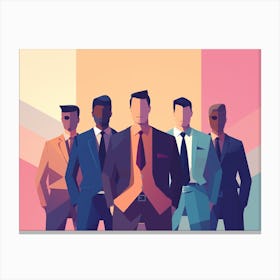 Businessmen In Suits Canvas Print