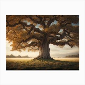 Old Oak Tree Canvas Print