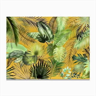 Tropical Foliage 6 Canvas Print