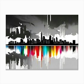 Abstract Cityscape 12 Canvas Print