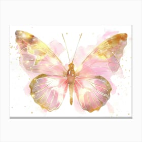 Gold Butterfly Canvas Print