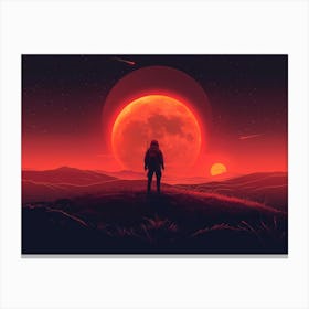 Red Planet 3 Canvas Print