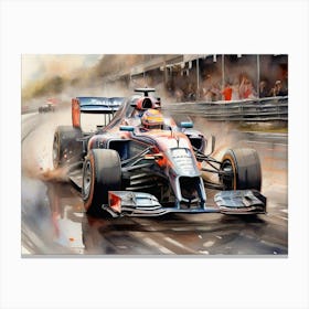 Racing Car Canvas Print