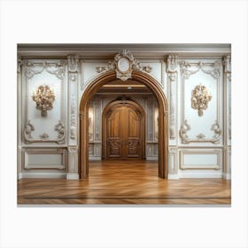 Ornate Hallway Canvas Print