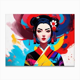 Geisha 114 Canvas Print