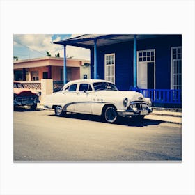 Classic Cars Cojimar Cuba Canvas Print