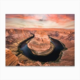 Horseshoe Bend Arizona Sunset Canvas Print