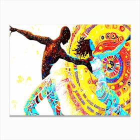 Dances With Me - Dancers Canvas Print