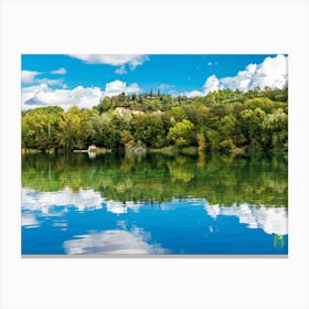 Banyoles Lake, Catalonia 20231021113583rt1pub Canvas Print