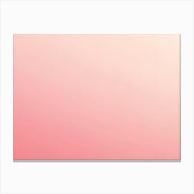 Soft Pink Gradient Background 2 Canvas Print