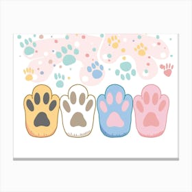 Cat Paw (21) Canvas Print