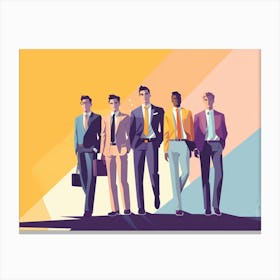 Businessmen In Suits 1 Canvas Print