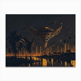 They Came at Nightfall Canvas Print