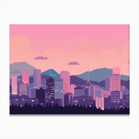 Oslo Skyline Canvas Print