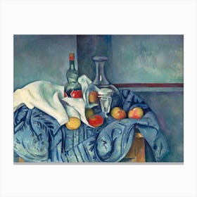 The Peppermint Bottle, Paul Cézanne Canvas Print