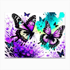 Butterfly Painting 1 Canvas Print