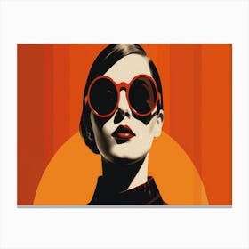 Woman In Sunglasses 1 Canvas Print