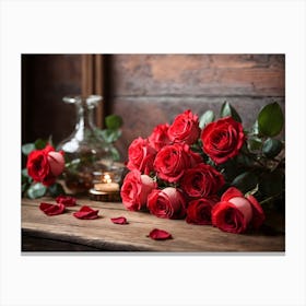 Red Roses Canvas Print