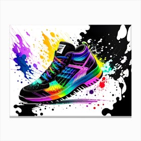 Rainbow Shoe 1 Canvas Print