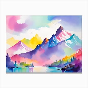 Mountain landscapes 8 Canvas Print