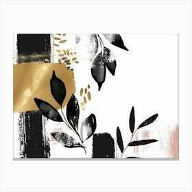 Gold And Black Canvas Print 57 Canvas Print