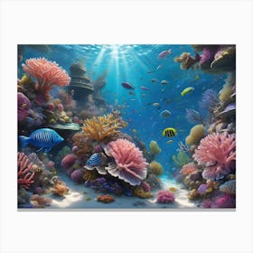 Coral Reef Nature Wonder Canvas Print