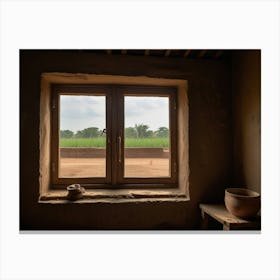 Window Of A House 1 Canvas Print