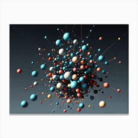 Abstract Spheres Canvas Print