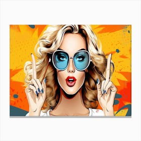 Pop Illustration Canvas Print