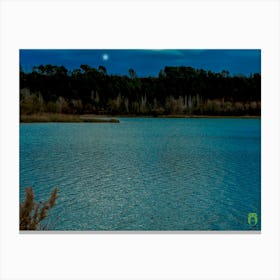 Moon Over Lake 20230108995rt1pub Canvas Print