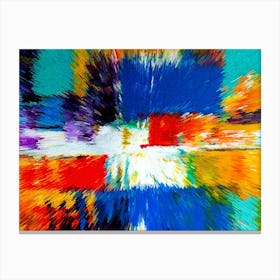 Acrylic Extruded Painting 404 Canvas Print