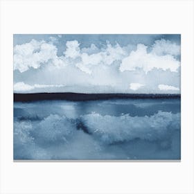 Sunday Blue Landscape Canvas Print