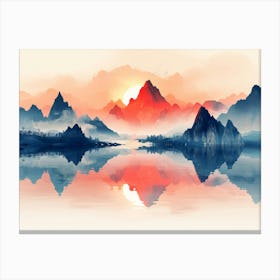 Chinese Mountains 3 Canvas Print