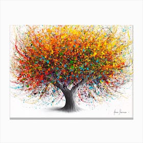 Tree Of Festivity Canvas Print
