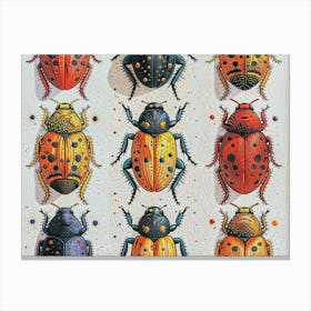 Beetle Painting Canvas Print