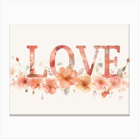 Love Kids and Nursery Canvas Print