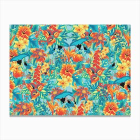 Tropical Pattern Canvas Print