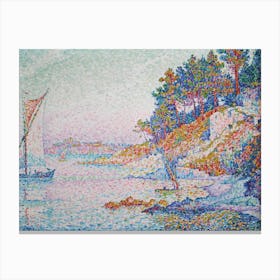 La Calanque, Paul Signac Canvas Print